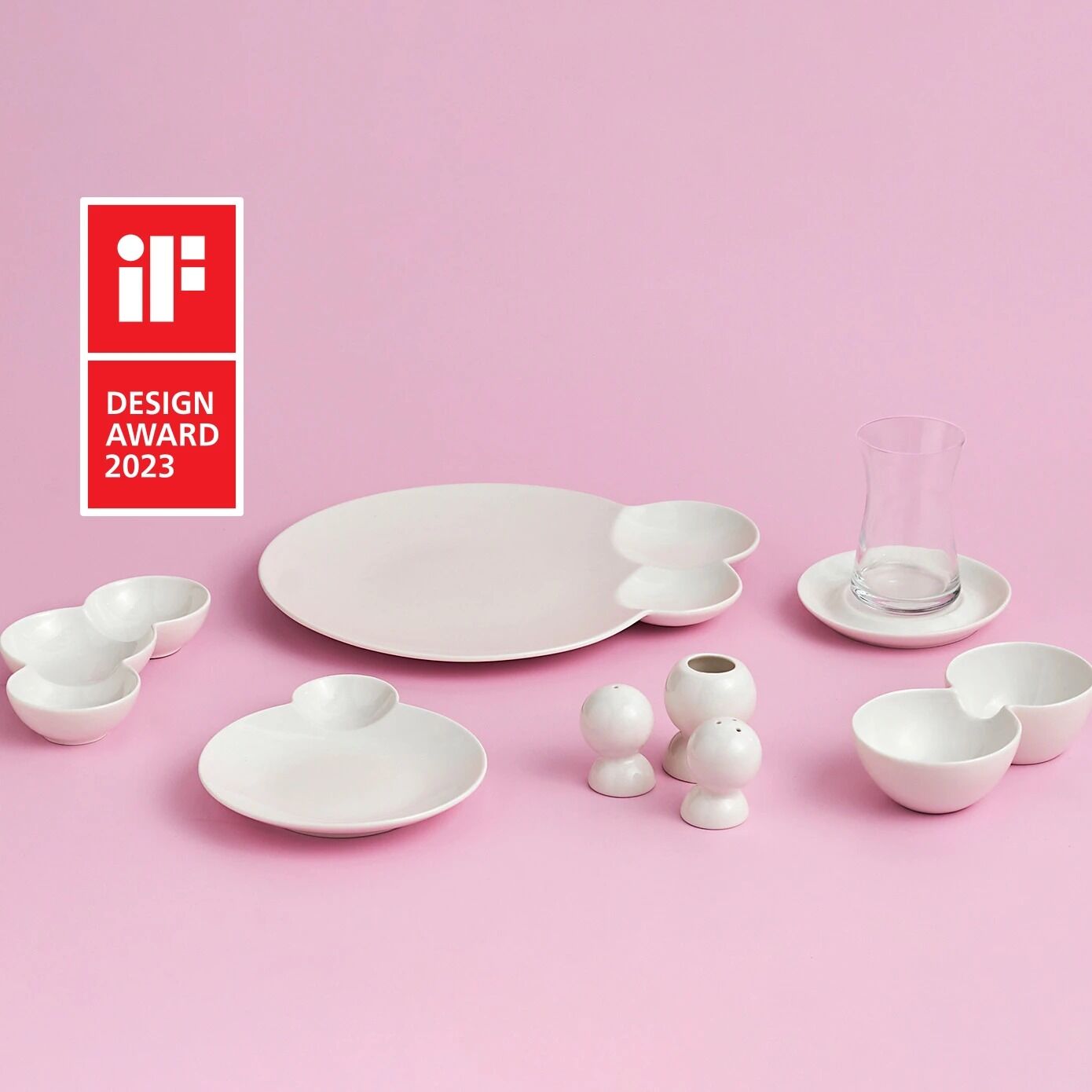 Karaca Red Carpet Collection Stream Bone Blow 26 Parça 6 Kişilik Kahvaltı Takımı