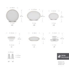 Karaca Stream Bone Sunset 34 Parça 6 Kişilik Kahvaltı Takımı Gold