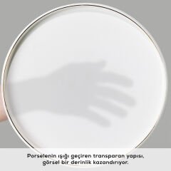 Karaca Stream Bone Sunset 34 Parça 6 Kişilik Kahvaltı Takımı Gold