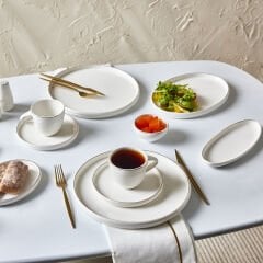 Karaca Stream Bone Sunset 34 Parça 6 Kişilik Kahvaltı Takımı Gold