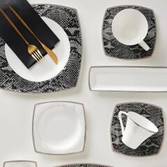 Karaca Fine Pearl Şahmeran 26 Parça 6 Kişilik İnci Kahvaltı/Servis Takımı
