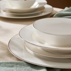 Karaca Elegance Bone Edera 24 Parça 6 Kişilik Yemek Takımı
