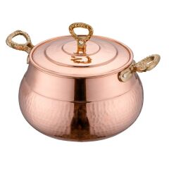 Emsan Göbeklitepe Bakır Güveç Tenceresi 22 Cm