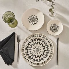 Karaca Elegance Bone Samsara 24 Parça 6 Kişilik Yemek Takımı