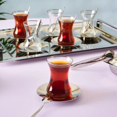 Karaca Jamie 40 Parça Çay Seti Platin
