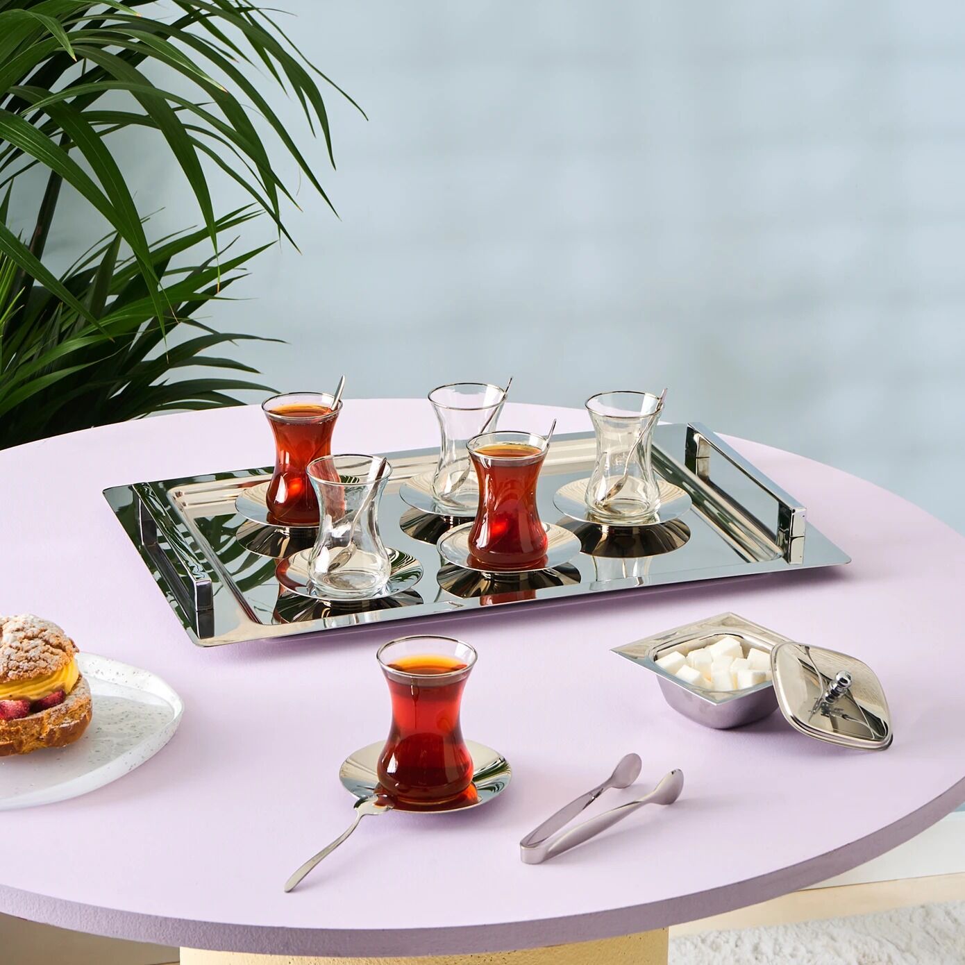 Karaca Jamie 40 Parça Çay Seti Platin