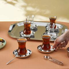 Karaca Tımeless Platin 40 Parça Çay Seti