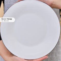 Karaca Fine Pearl Fame 26 Parça 6 Kişilik Kahvaltı Takımı Platin