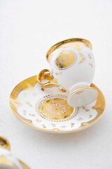 Acar HXF-05914/12 Zaira 6 Kişilik Kahve Fincan Takımı - 90 ml