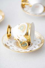 Acar HXF-05914/12 Zaira 6 Kişilik Kahve Fincan Takımı - 90 ml