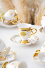 Acar HXF-05914/12 Zaira 6 Kişilik Kahve Fincan Takımı - 90 ml