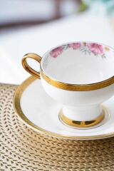 Acar HXF-06803/6 Daabria 6 Kişilik Beyaz Kahve Fincanı Takımı - 90 ml