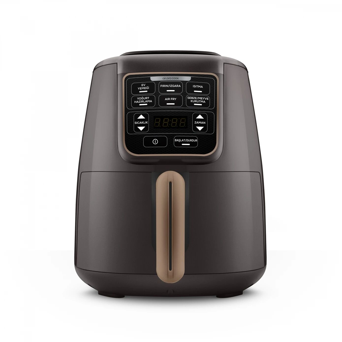 Karaca Air Pro Cook XL 2 in 1 Konuşan Airfryer Walnut Brown