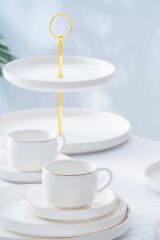 Acar PORWM-06194/4 Sierra 6 Kişilik 20 Parça Brunch Seti - Gold