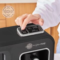 Karaca Hatır Plus 5 in 1 Konuşan Közde ve Sütlü Türk Kahvesi ve Filtre Kahve Makinesi Black Chrome
