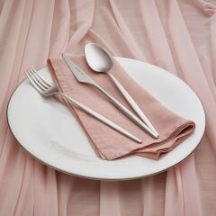 Karaca 316 Premium Moongate Platin 12 Kişilik 84 Parça Çatal Kaşık Bıçak Takımı