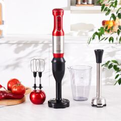 Karaca Mastermaid Prosteel El Mikseri ve Blender Imperial Red Inox 1500 W