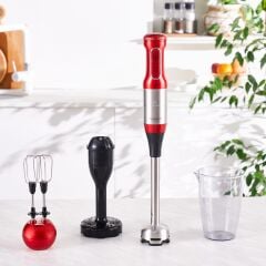 Karaca Mastermaid Prosteel El Mikseri ve Blender Imperial Red Inox 1500 W