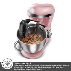 Karaca Mastermaid Chef Pro Çift Kollu Stand Mikser Pearly Pink 1750w 5L