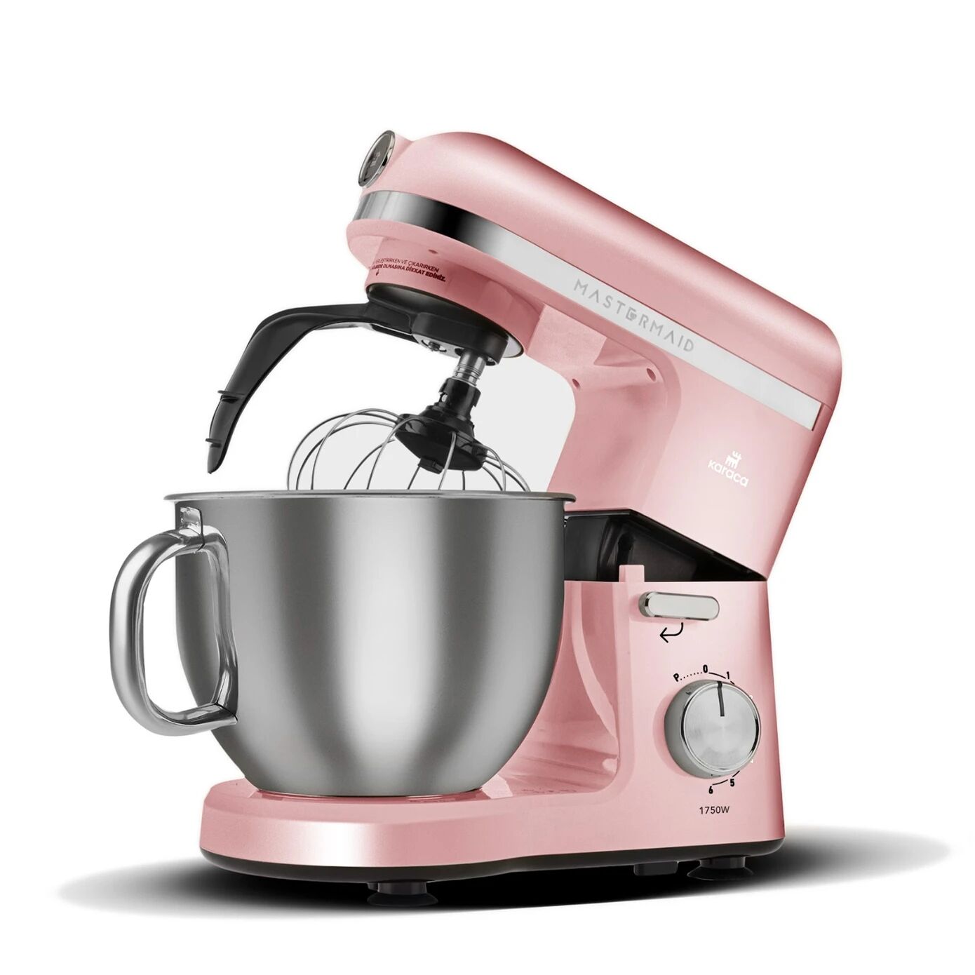 Karaca Mastermaid Chef Pro Çift Kollu Stand Mikser Pearly Pink 1750w 5L