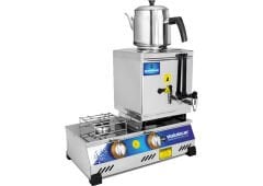 Bülbüloğulları 15lik Doğalgaz Uyumlu Kaynaklı Pleytli Çay Kazanı