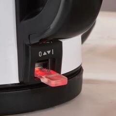 Karaca Tea Glass 2 in 1 Çelik Çay Makinesi ve Kettle Mat Siyah