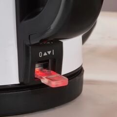 Karaca Tea Glass 2 in 1 Çelik Çay Makinesi ve Kettle Mat Siyah