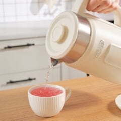 Karaca Multiboil Retro Cool Touch Su Isıtıcı Cream