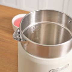 Karaca Multiboil Retro Cool Touch Su Isıtıcı Cream