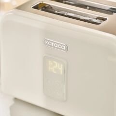 Karaca Multicrust Retro Ekmek Kızartma Makinesi Cream