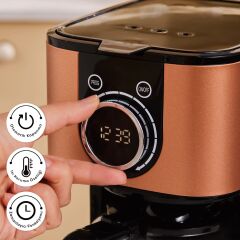 Karaca Series 2303 Inox Filtre Kahve Makinesi Bronze