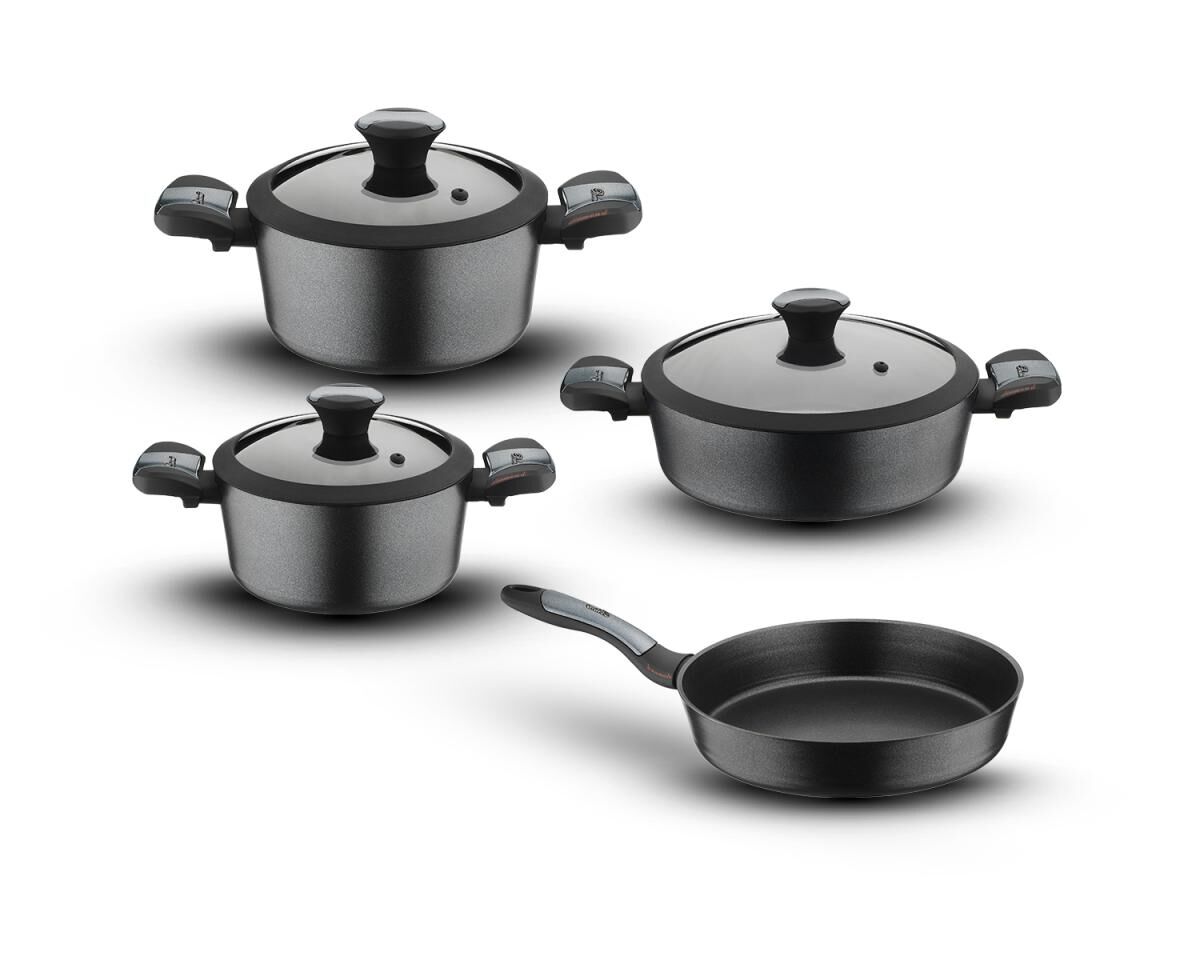 Brioni Diamond 7 Parça Tencere Ve Tava Seti