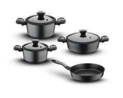 Brioni Diamond 7 Parça Tencere Ve Tava Seti