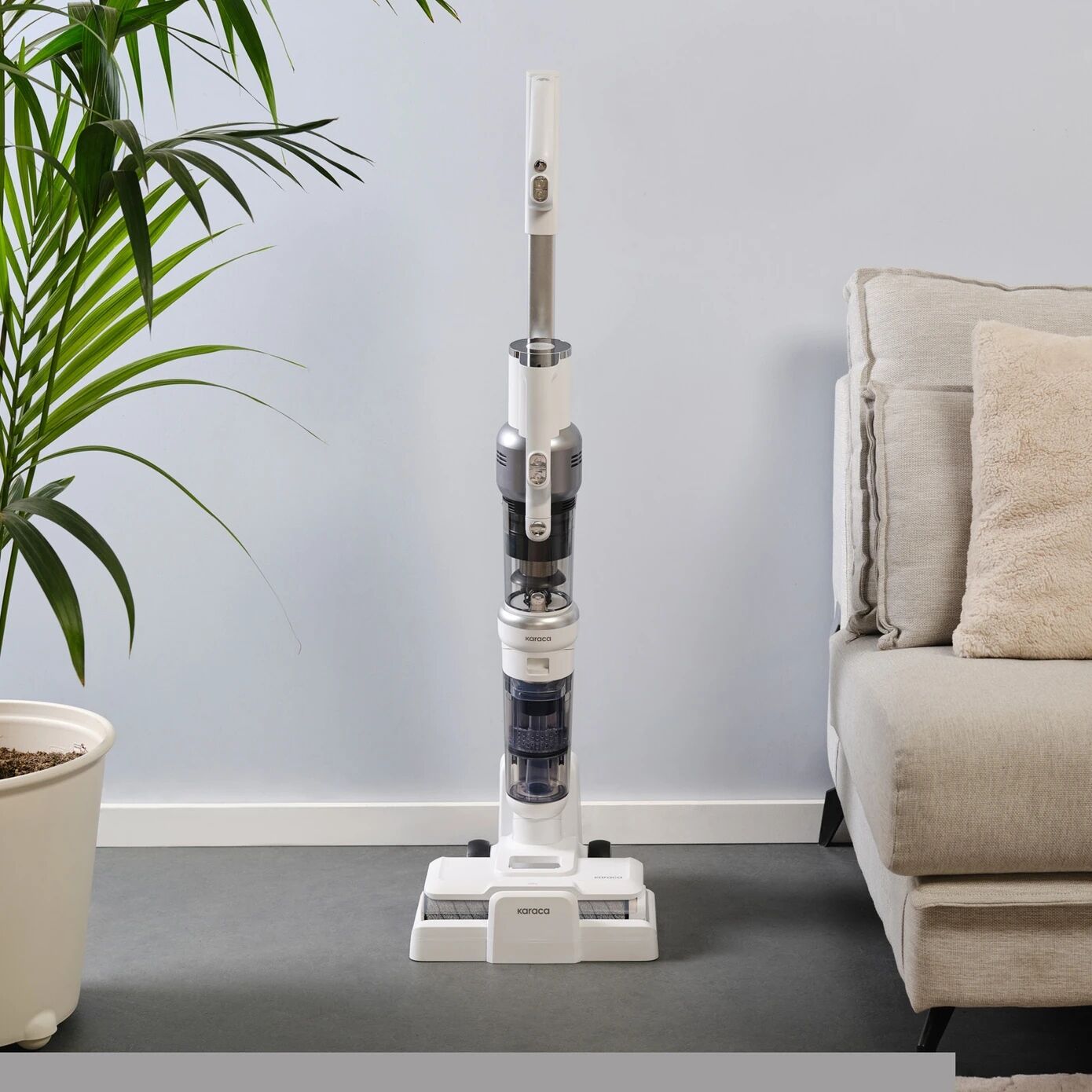 Karaca Aquaclean Pet 3in1 Islak ve Kuru Kablosuz Dikey Süpürge