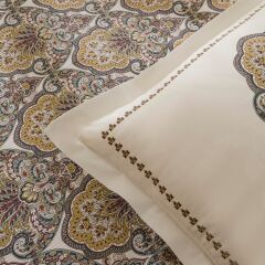 Karaca Home Cherly %100 Pamuk Çift Kişilik Pike Takımı Hardal