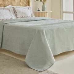 Karaca Home Roshell %100 Pamuk Tek Kişilik Pike Takımı Adaçayı