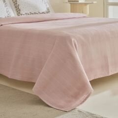 Karaca Home Roshell %100 Pamuk Tek Kişilik Pike Takımı Pudra