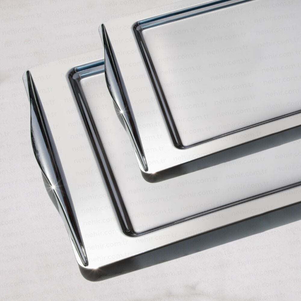 Nehir Kuzey Sade 2li Tepsi Seti