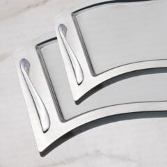 Nehir Lara Sade 2li Tepsi Seti