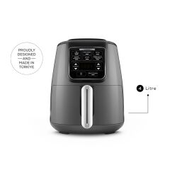 Karaca Air Pro Cook XL 2 in 1 Konuşan Airfryer Space Gray 4 Kişilik