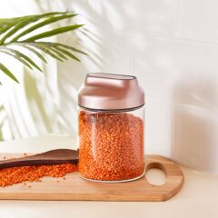 Karaca Dimple Rosegold Cam Saklama Kabı - S