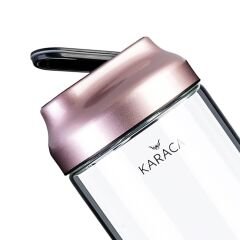 Karaca Dimple Rosegold Cam Saklama Kabı -XL