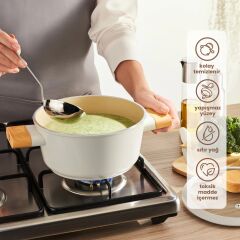 Emsan Swiss Crystal Derin Tencere 20 cm