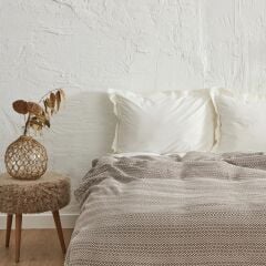 Karaca Home Levi Sütlü Kahve Çift Kişilik Pike
