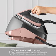 Karaca Vantuz Smart Touch Kazanlı Ütü Rosegold