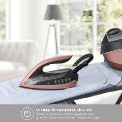 Karaca Vantuz Smart Touch Kazanlı Ütü Rosegold