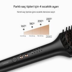Arzum AR5068 Superstar Touch Saç Düzleştirici Fırça - Derin Mavi