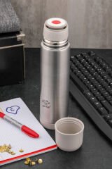 Cooker CKR2001 500 ml Çift Katlı Paslanmaz Çelik Termos 500 ML - Gri