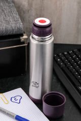 Cooker CKR2001 500 ml Çift Katlı Paslanmaz Çelik Termos 500 ML - Mor