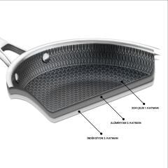 Jumbo Weston 3PLY 8 Parça Paslanmaz Çelik Tencere Seti